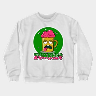 Drunk Halloween Graphics Crewneck Sweatshirt